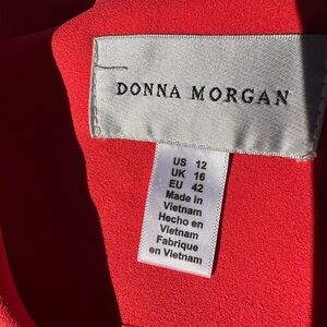 Donna Morgan Vibrant Red Dress